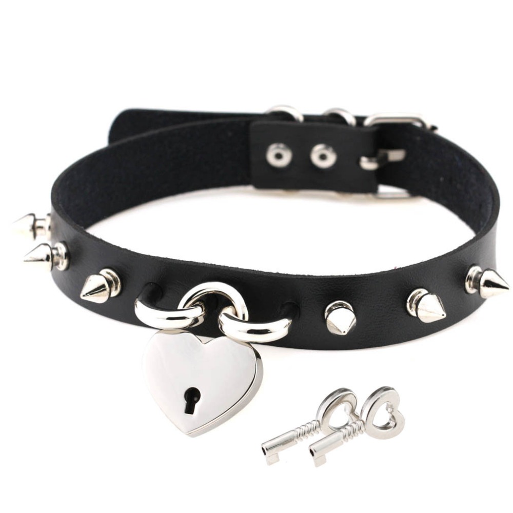 Goth Punk Spike Choker - Панк Спайк Чокер ожерелья для женщин