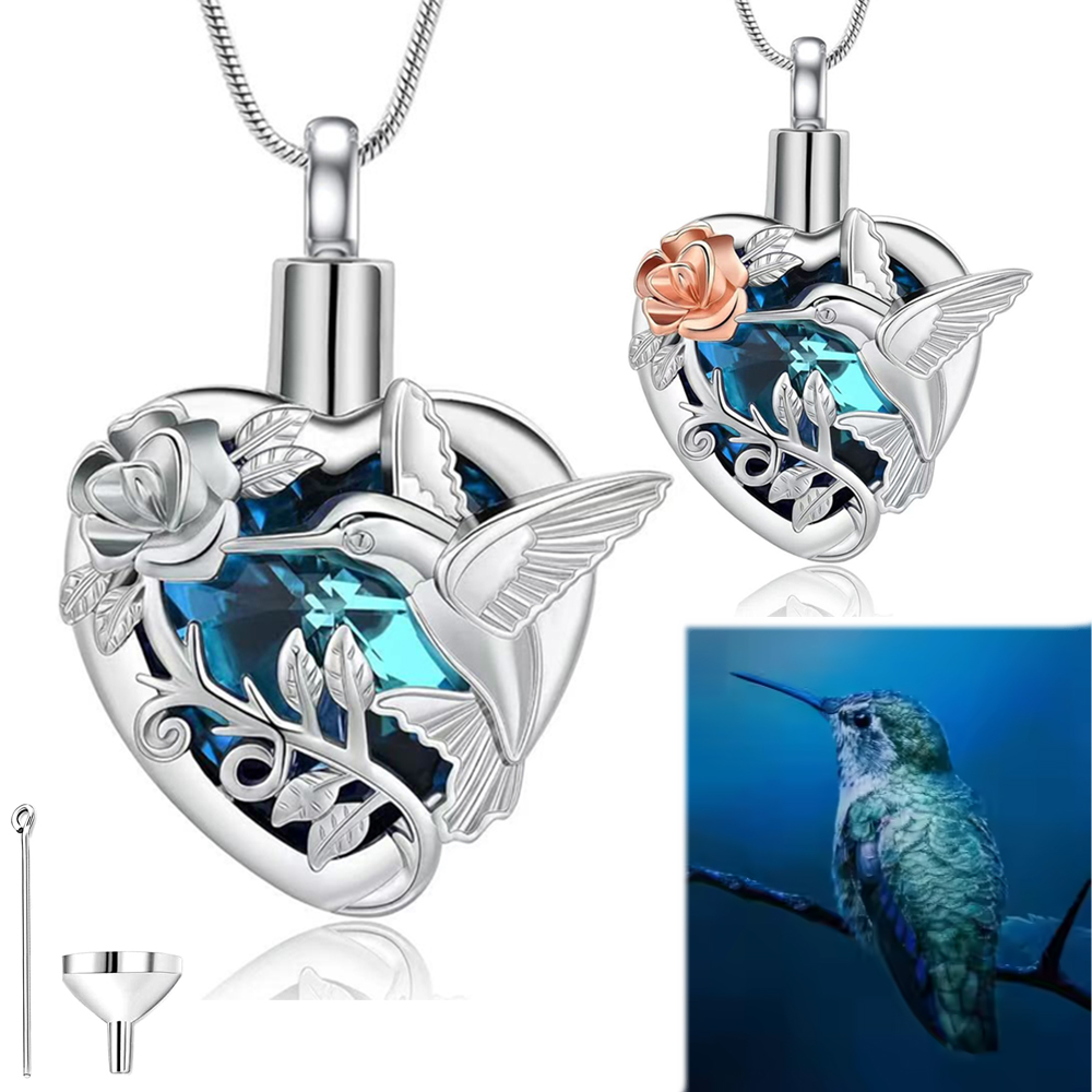 Heart Locket Necklace Photo - Ожерелье-медальон с урной в форме сердца
