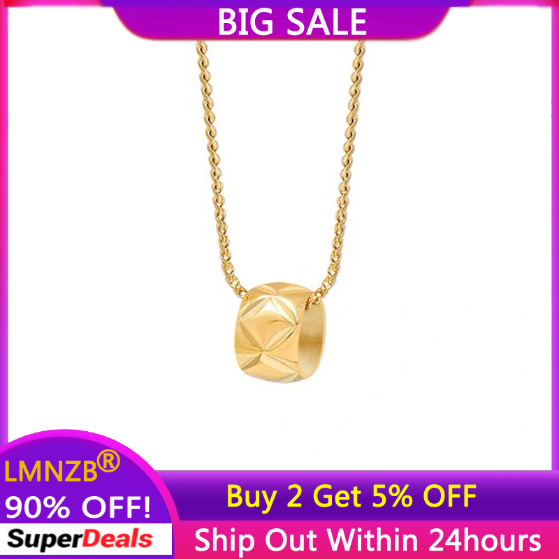 Cross Pendant Necklace Gold - Цепочка с круглой подвеской в виде