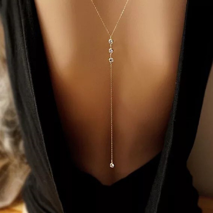 Body Jewelry - Новое сексуальное женское ожерелье со стразами