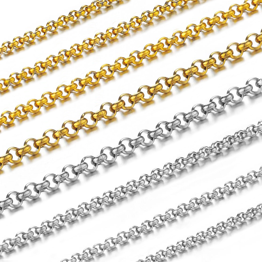 Body Jewelry - 1 метр цепочки из нержавеющей стали