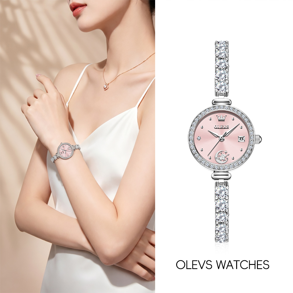 Watch Accessories - OLEVS 2998 Оригинальные женские часы в