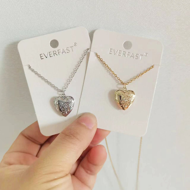 Heart Locket Necklace Photo - 1 шт., подвеска с изображением крошечного