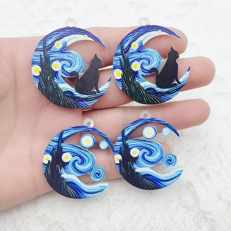 Earrings - 10 шт. популярных акриловых сережек с