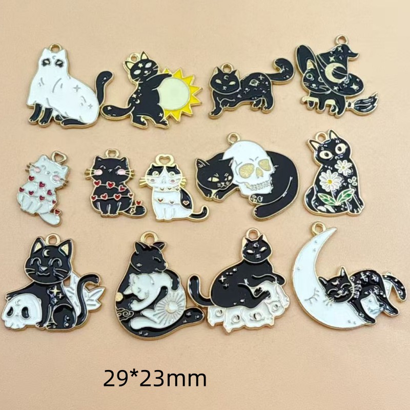 Earrings - 10 шт. оригинальных подвесок из сплава
