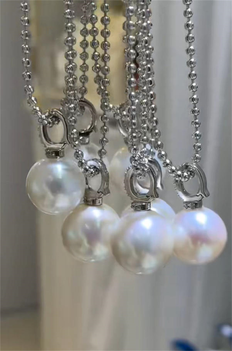 Pearl Choker Necklace Vintage - Классические элегантные колье-чокеры из натурального белого