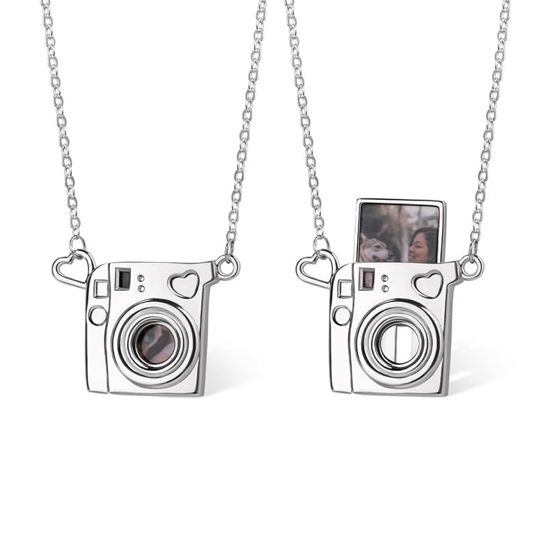 Heart Locket Necklace Photo - Настроить фото латунное ожерелье в форме
