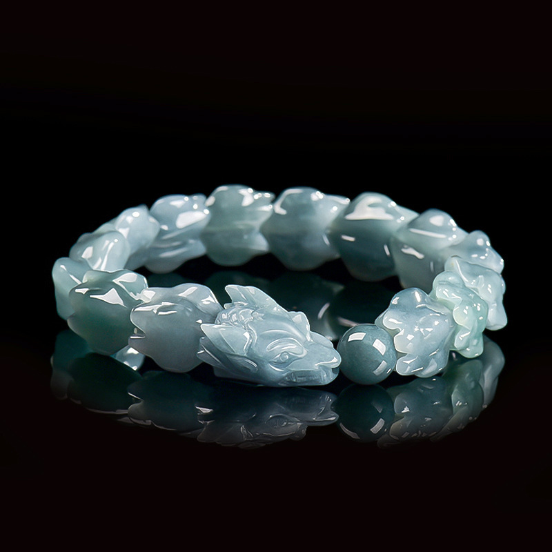 Bracelets - Браслет из натурального бирманского жадеита с
