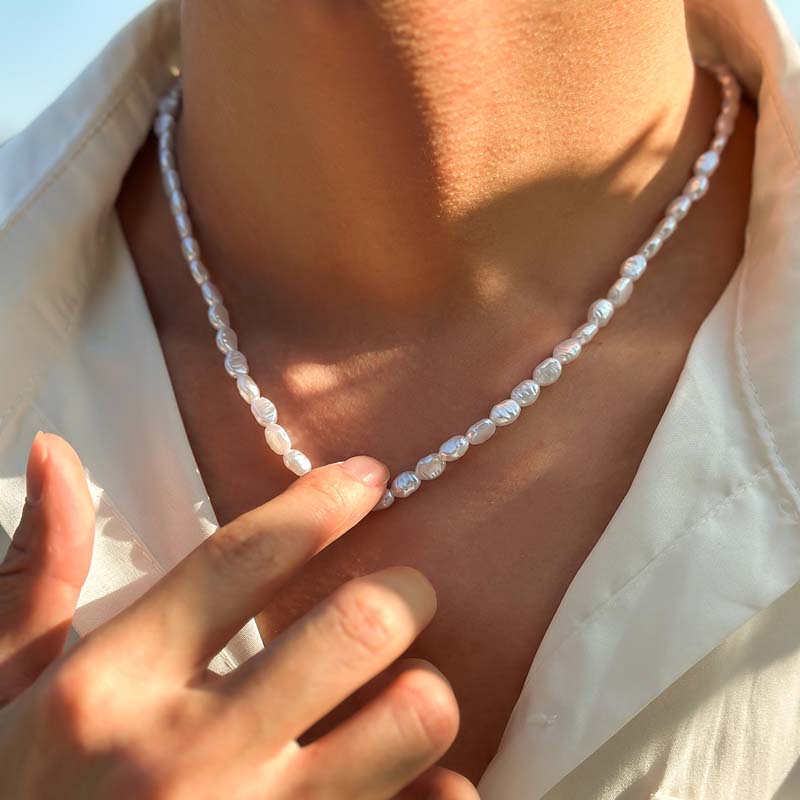 Pearl Choker Necklace Vintage - Женское Ожерелье-чокер с искусственным жемчугом