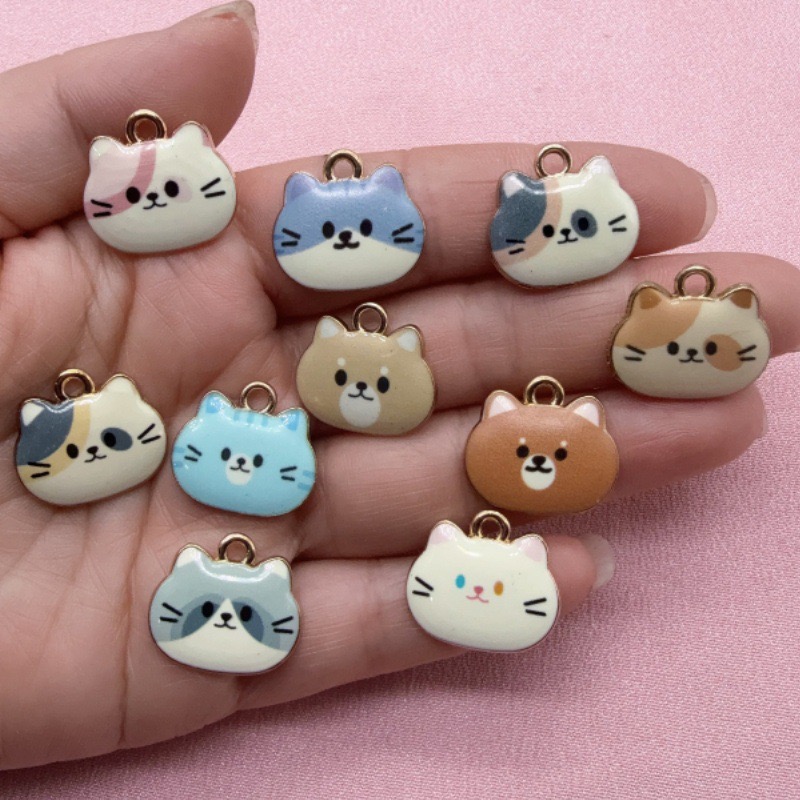 Earrings - 12 шт. подвесок из сплава с
