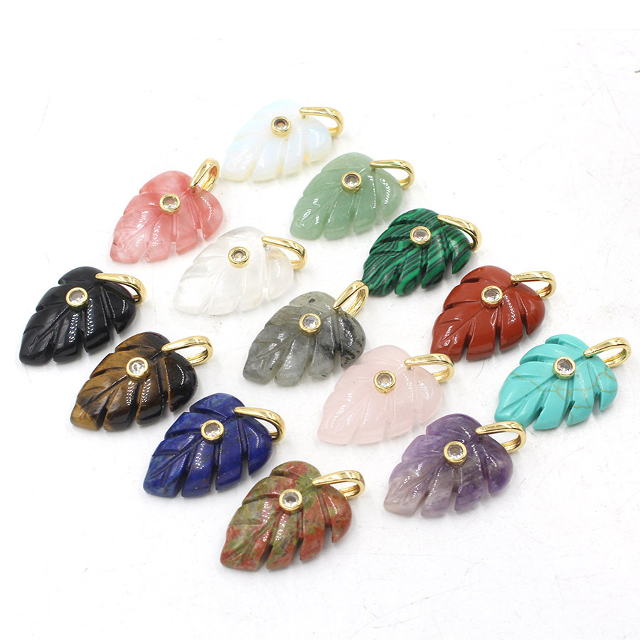 Crystal Pendant Necklace Natural Stone - Натуральный целебный кристаллический кулон в форме