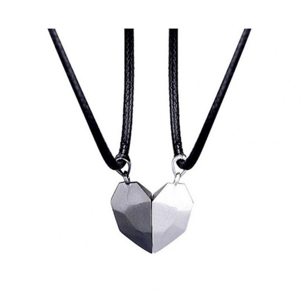 Magnetic Couple Matching Necklaces - Кулон в форме сердца, парный комплект