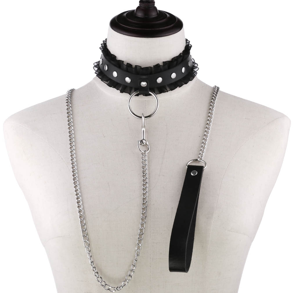 Женское/Мужское ожерелье-чокер – обзор и цена Goth Punk Spike Choker