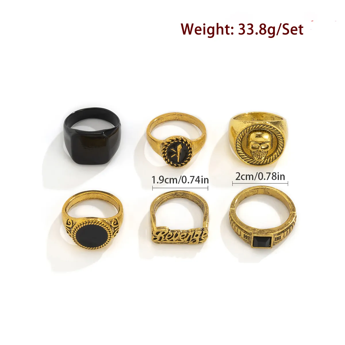 6 шт./набор, винтажный набор к – обзор и цена Vintage Punk Knuckle Rings Set