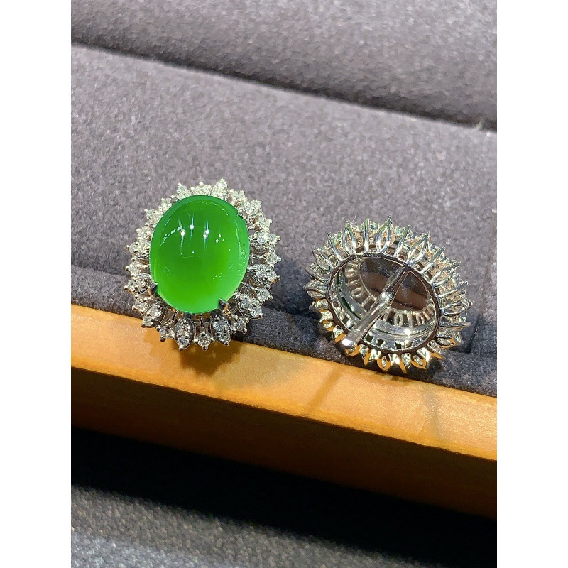 Серьги из зеленого жадеита тип – обзор и цена Earrings