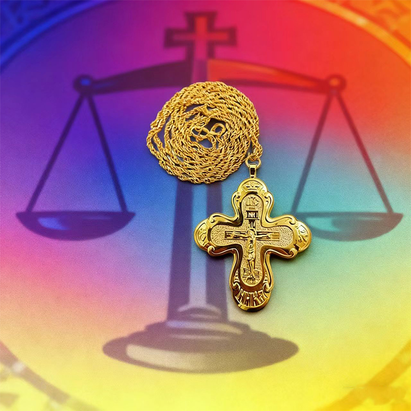 Новый православный наперсный к – обзор и цена Cross Pendant Necklace Gold