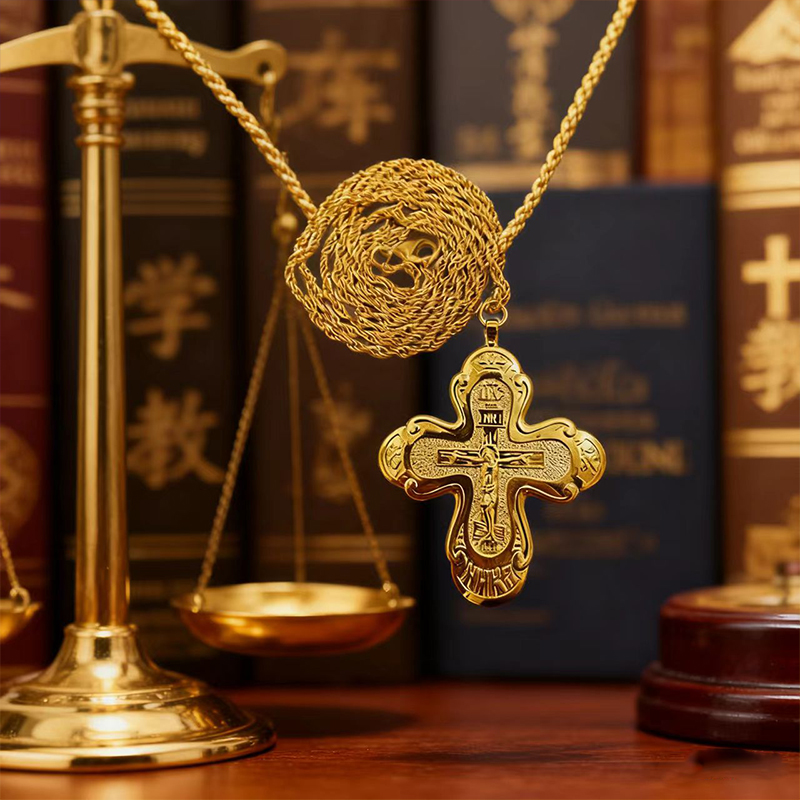 Новый православный наперсный к – обзор и цена Cross Pendant Necklace Gold