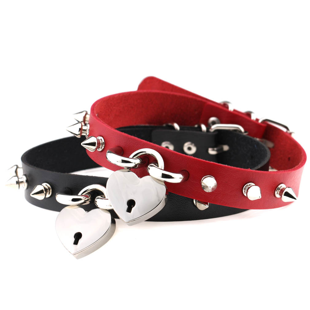 Панк Спайк Чокер ожерелья для  – обзор и цена Goth Punk Spike Choker