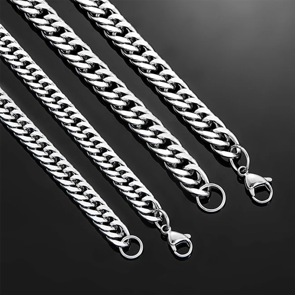 HIYEE 3 мм/4 мм/5 мм/6 мм/7 мм – обзор и цена Cuban Link Chain 12Mm