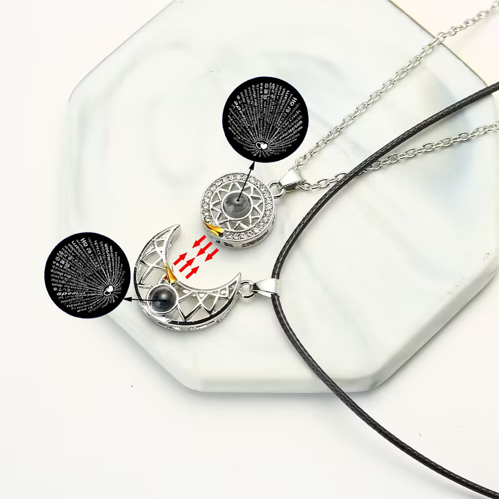 Модное двойное ожерелье в соче – обзор и цена Magnetic Couple Matching Necklaces
