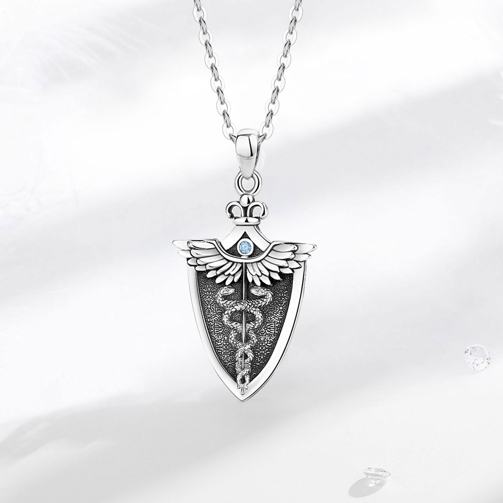 Ожерелье Eudora из стерлингово – обзор и цена 925 Sterling Silver Chain Necklace Men