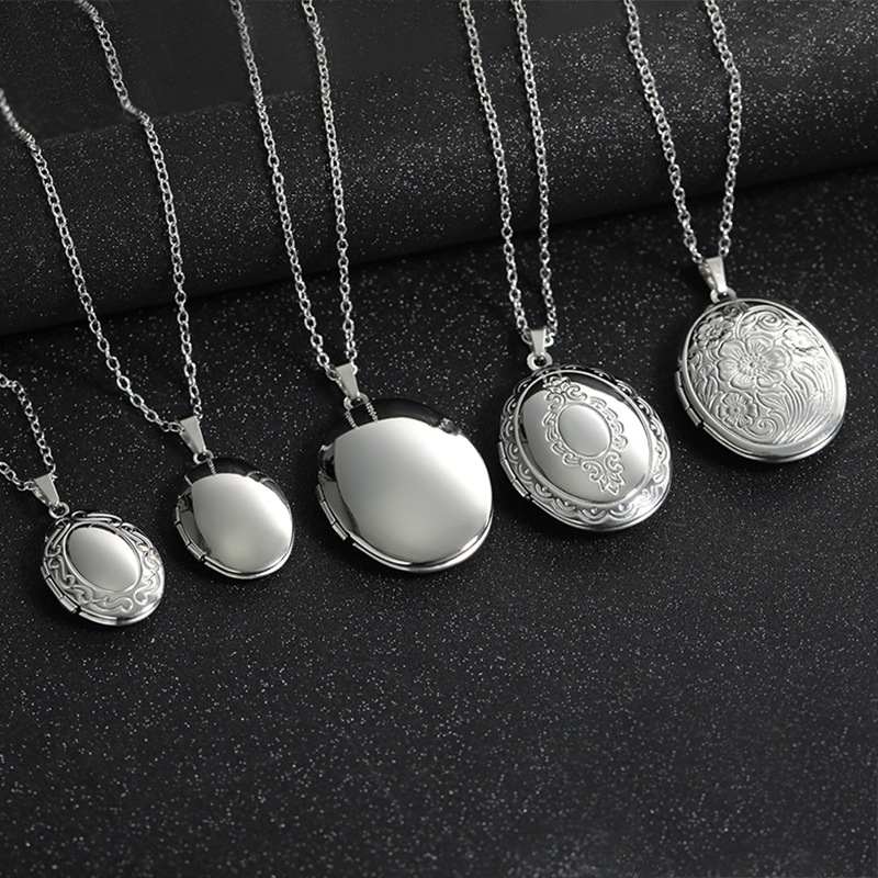 Винтажное серебристое открываю – обзор и цена Heart Locket Necklace Photo