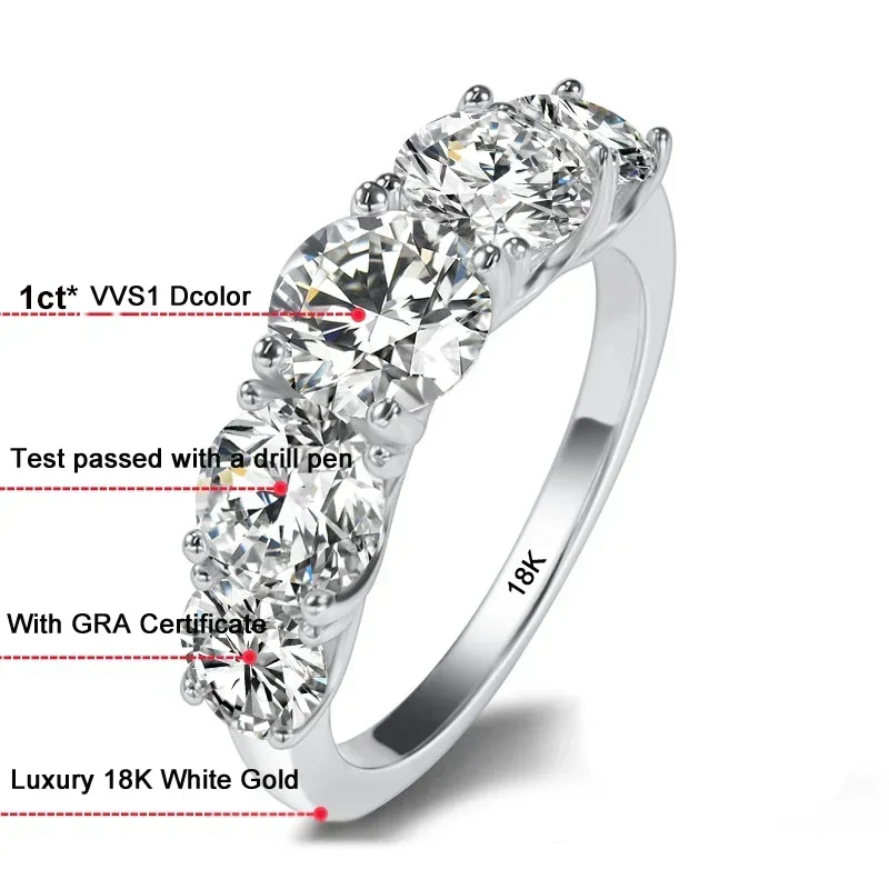 Роскошное обручальное кольцо и – обзор и цена Moissanite Engagement Ring 1 Carat
