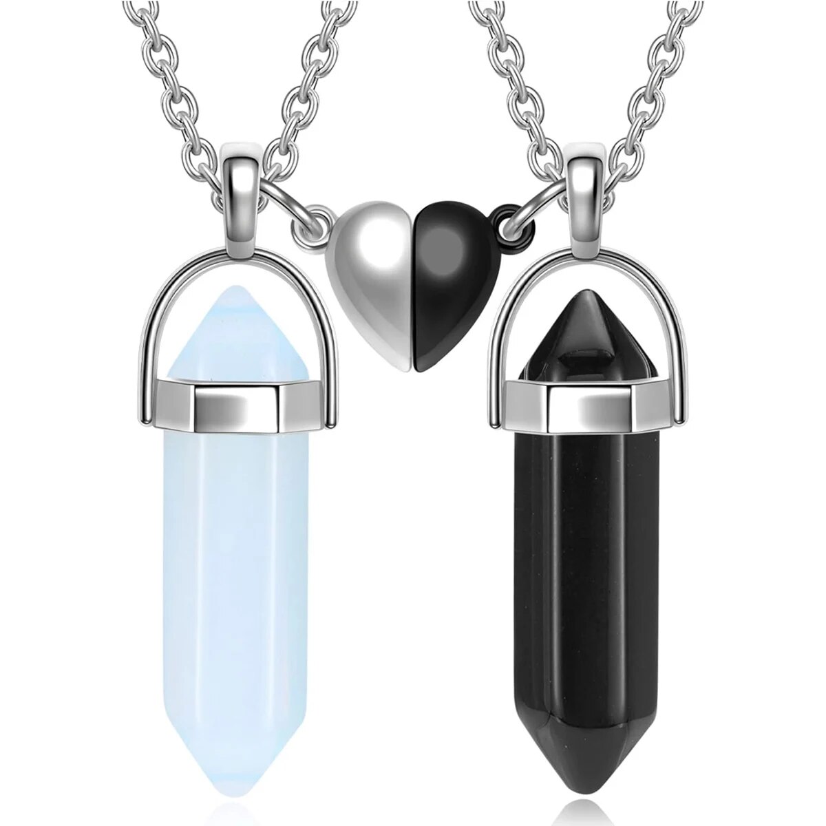 Парные кулоны для влюбленных и – обзор и цена Magnetic Couple Matching Necklaces