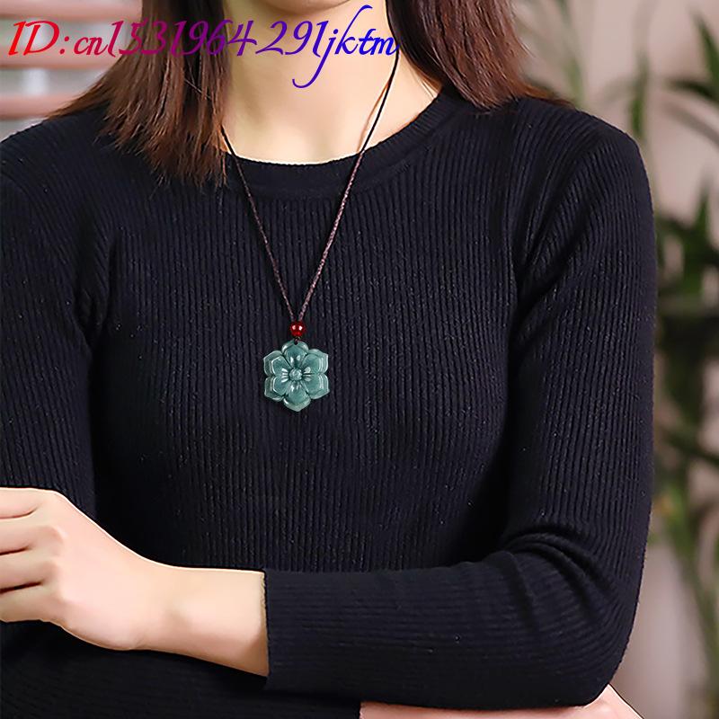 Кулон-цветок из бирманского жа – обзор и цена Necklaces