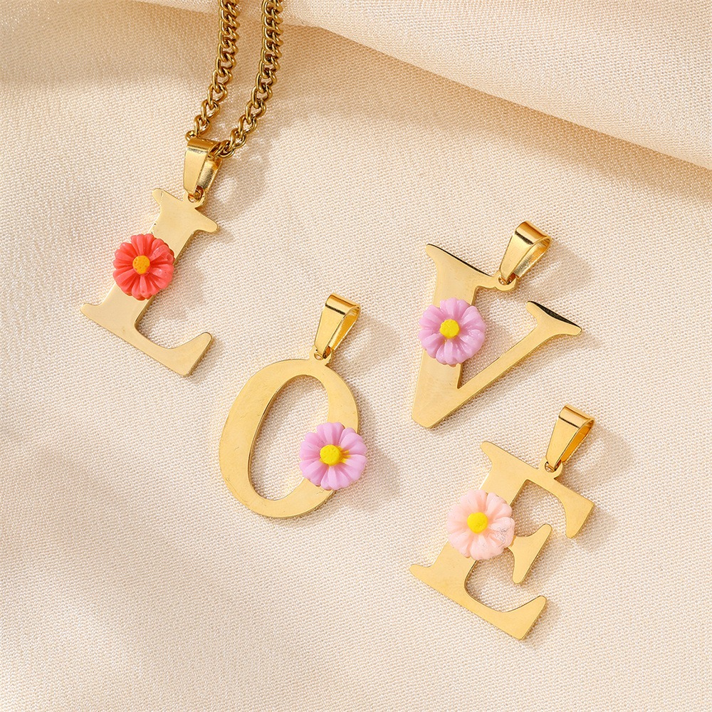 Персонализированное ожерелье с – обзор и цена Initial Letter Necklace 18K Gold