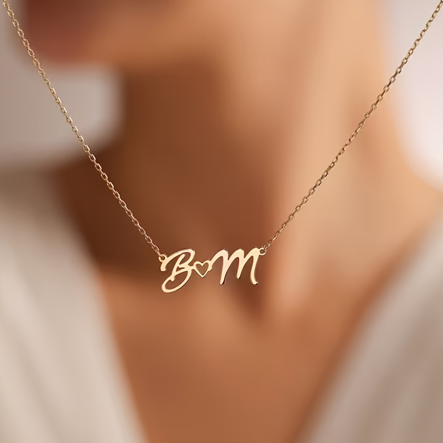 Ожерелья с именем на заказ для – обзор и цена Custom Name Necklace Stainless Steel