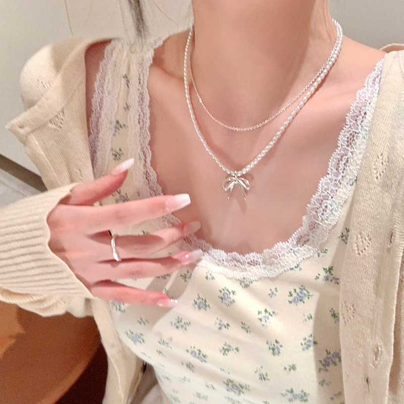 Модное винтажное ожерелье-чоке – обзор и цена Layered Pendant Necklace Aesthetic