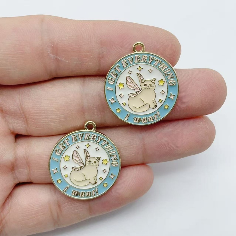 10 шт. эмалевых подвесок в фор – обзор и цена Earrings