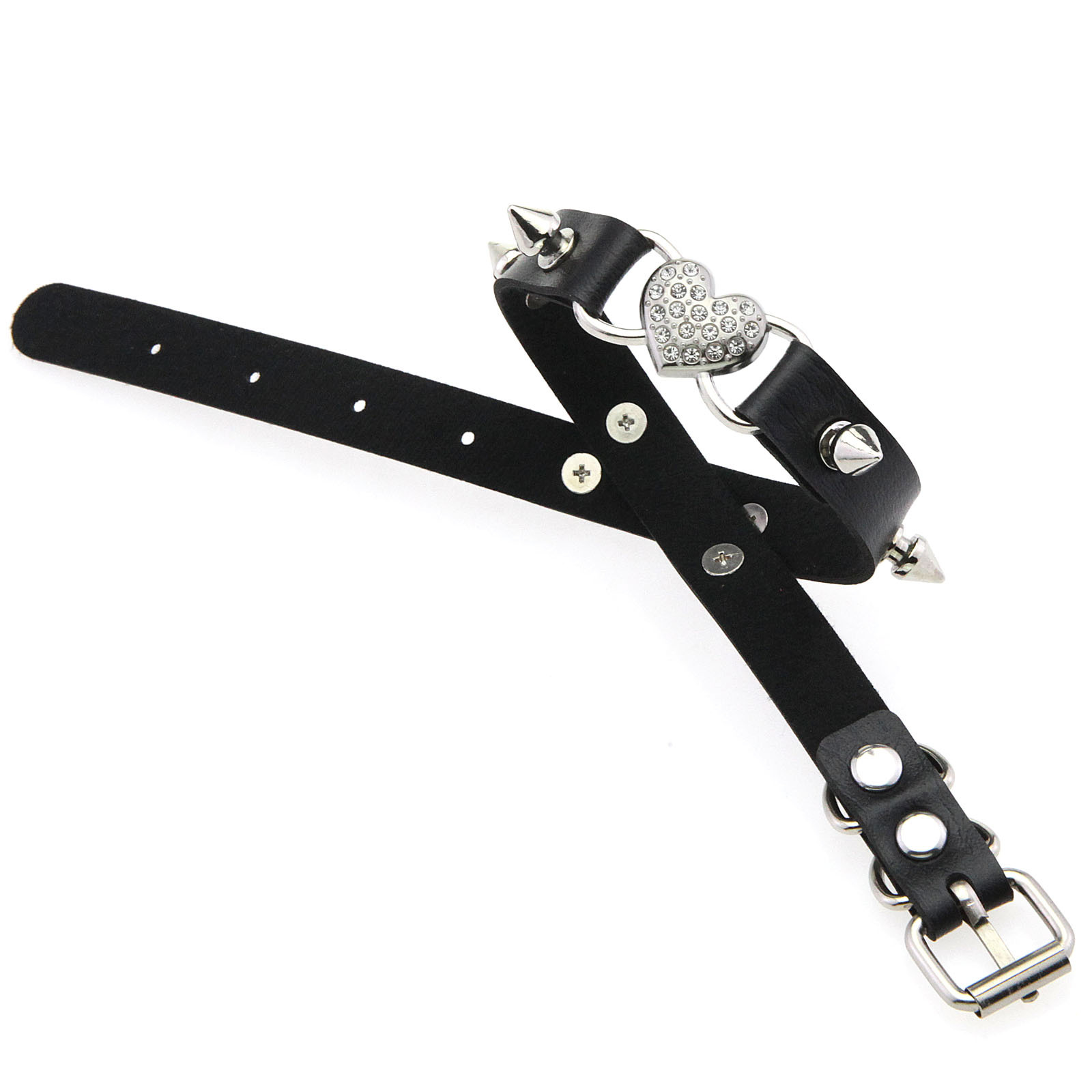 Черное колье-чокер с готически – обзор и цена Goth Punk Spike Choker