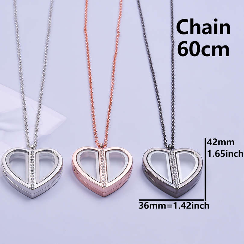 Магнитное ожерелье-медальон в  – обзор и цена Heart Locket Necklace Photo