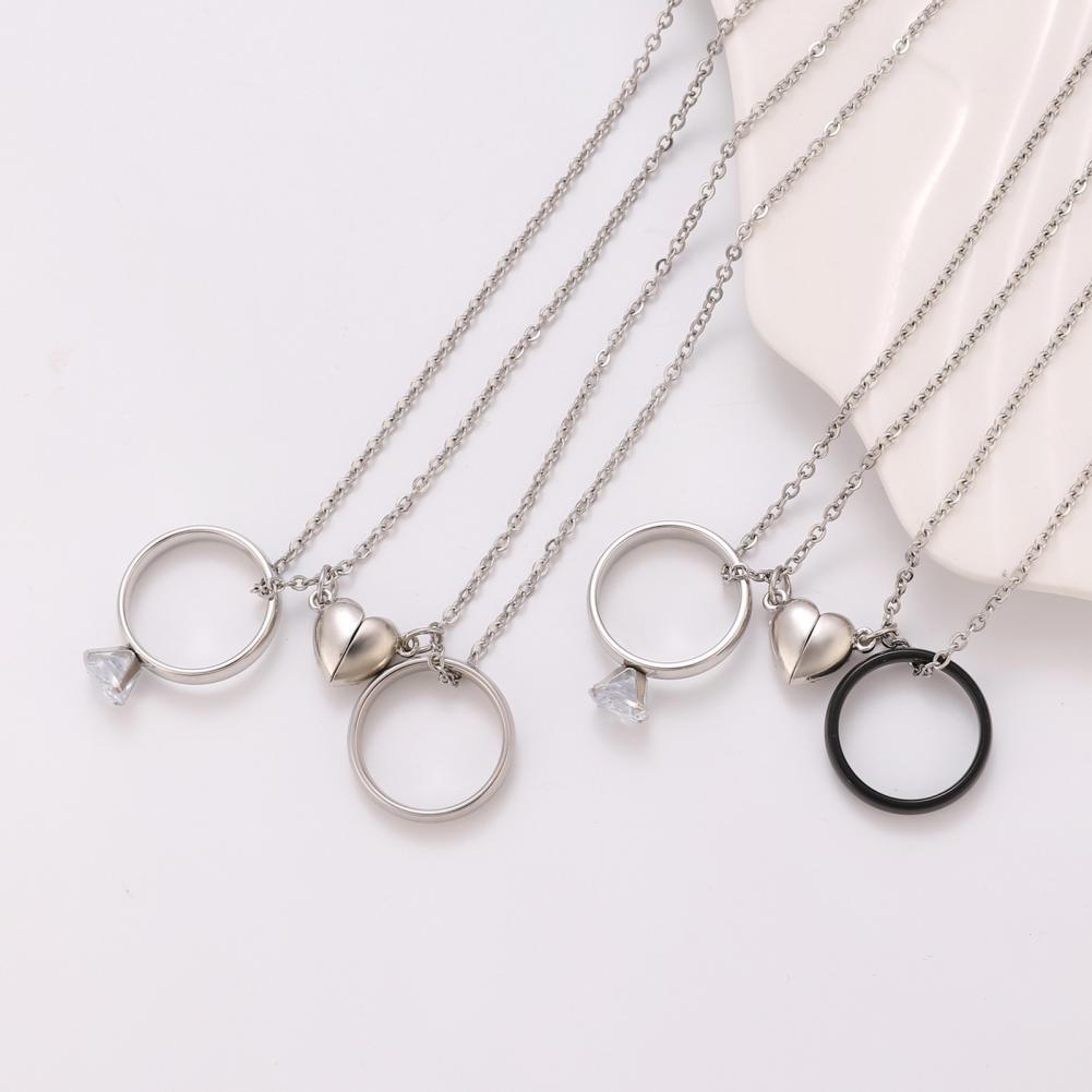 Кольцо-кулон, ожерелье, магнит – обзор и цена Magnetic Couple Matching Necklaces