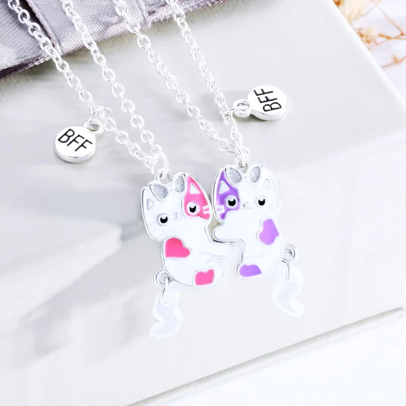 2 шт., подвеска «Лучший друг», – обзор и цена Magnetic Couple Matching Necklaces