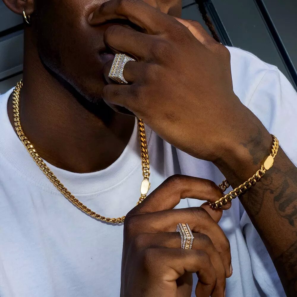 6-12 мм ширина, новый стиль, к – обзор и цена Cuban Link Chain 12Mm