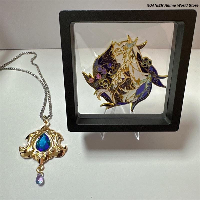 Металлический значок «Нёвиллет – обзор и цена Anime Pendant Necklace