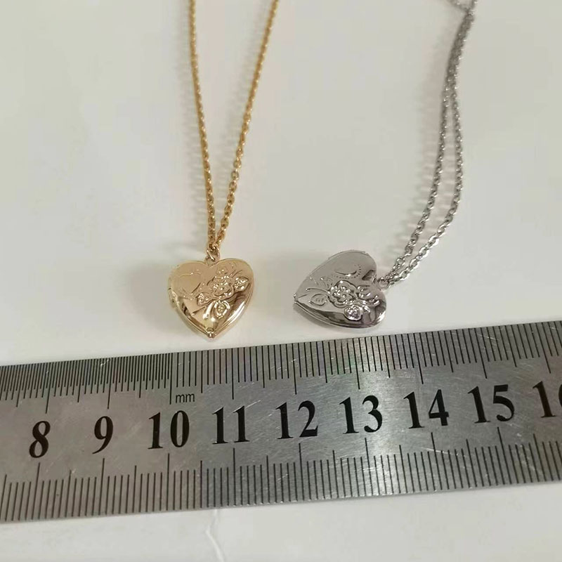1 шт., подвеска с изображением – обзор и цена Heart Locket Necklace Photo