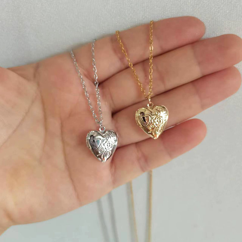 1 шт., подвеска с изображением – обзор и цена Heart Locket Necklace Photo