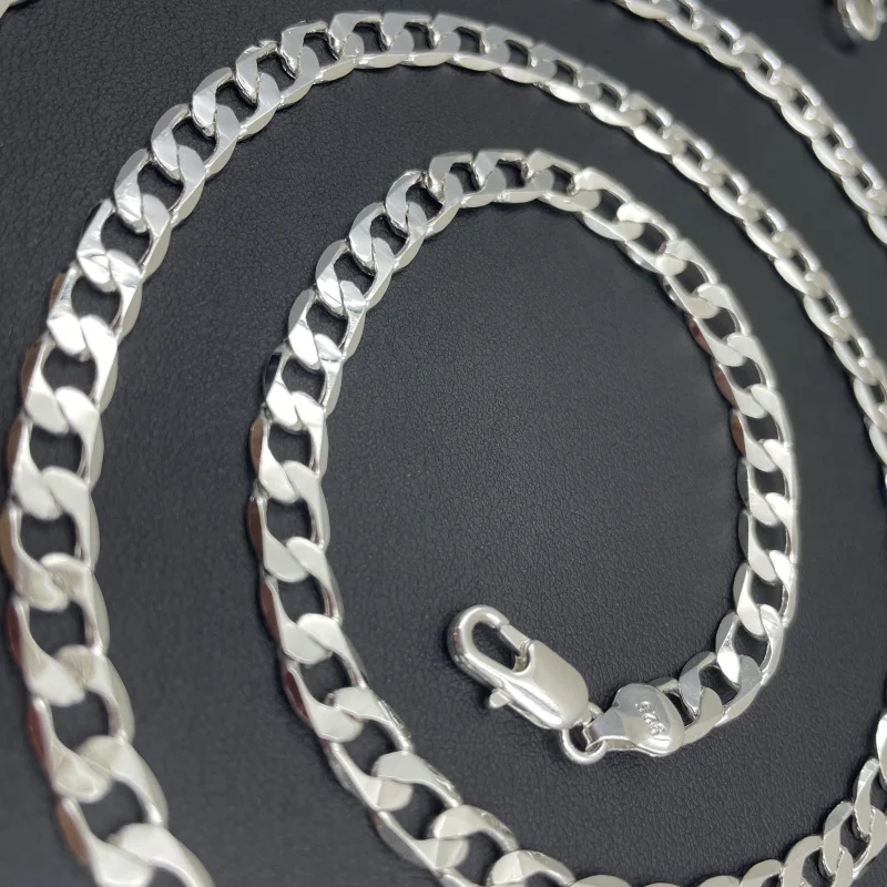 Мужское ожерелье из стерлингов – обзор и цена Cuban Link Chain 12Mm