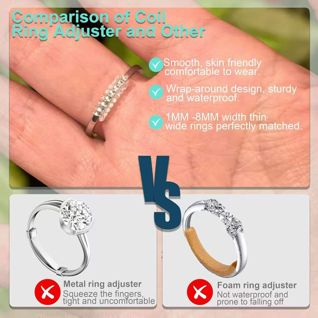 Набор из 6 прозрачных пружинны – обзор и цена Rings