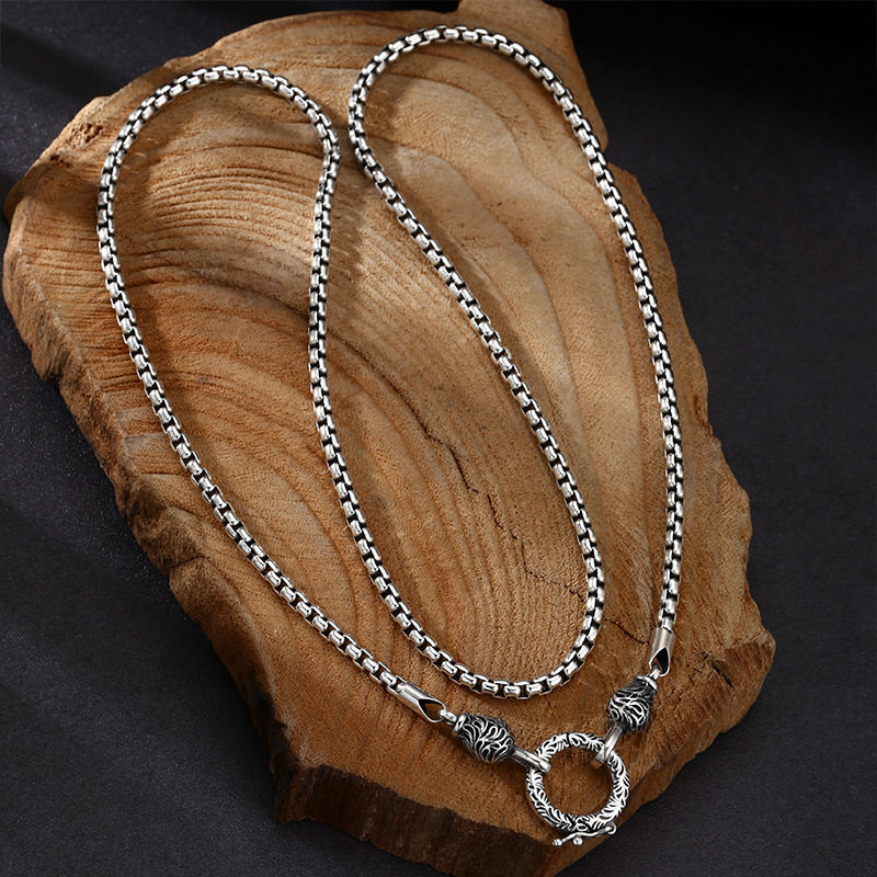 OUYADI Колье из серебра 925 пр – обзор и цена 925 Sterling Silver Chain Necklace Men