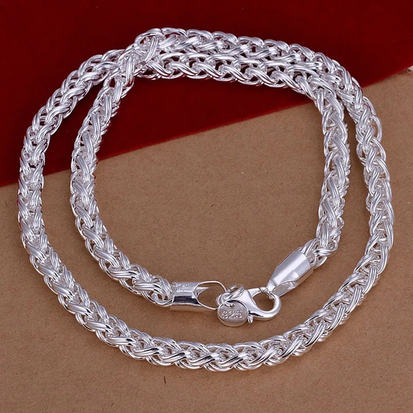 Ожерелье из стерлингового сере – обзор и цена 925 Sterling Silver Chain Necklace Men