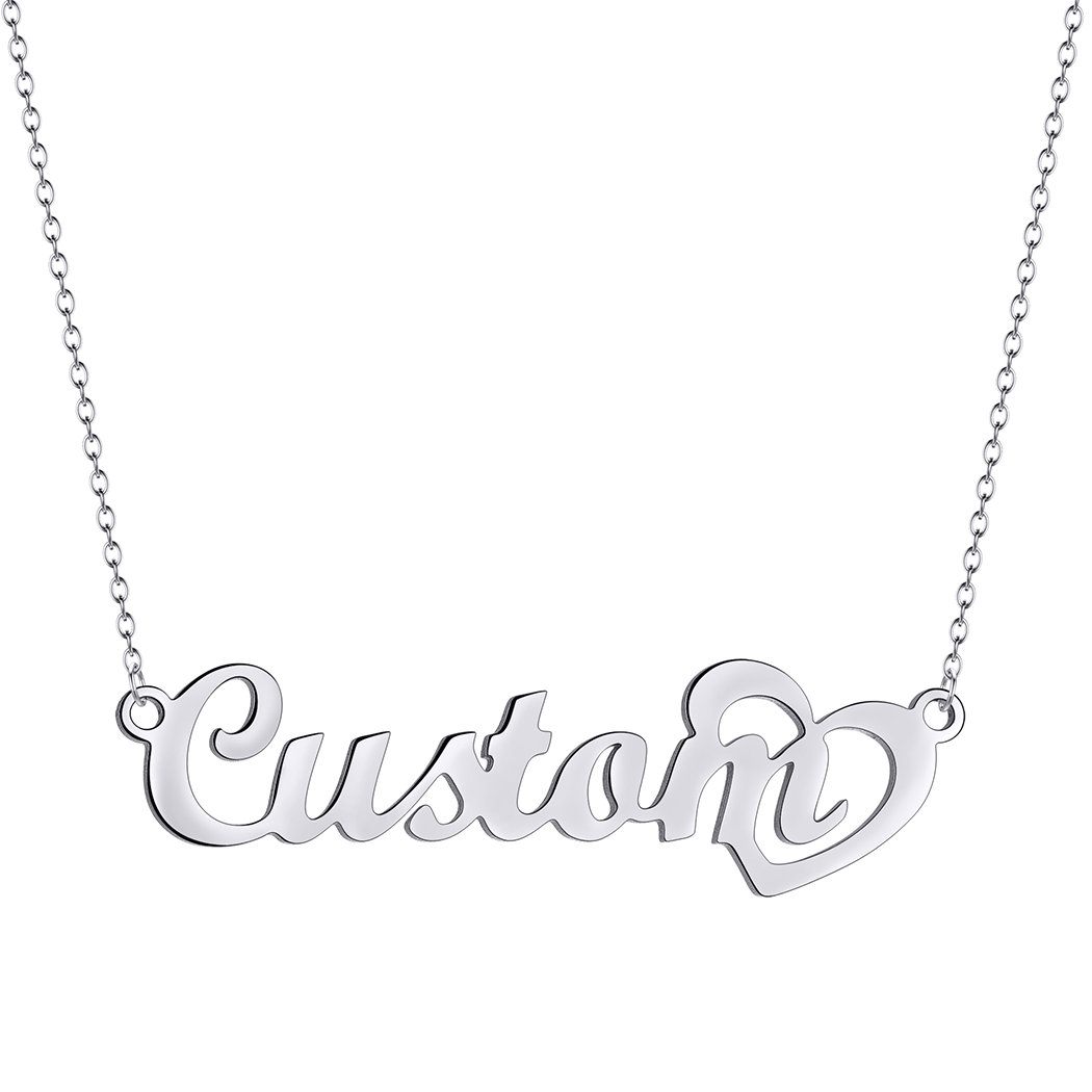 Ожерелье с именем на заказ с м – обзор и цена Custom Name Necklace Stainless Steel