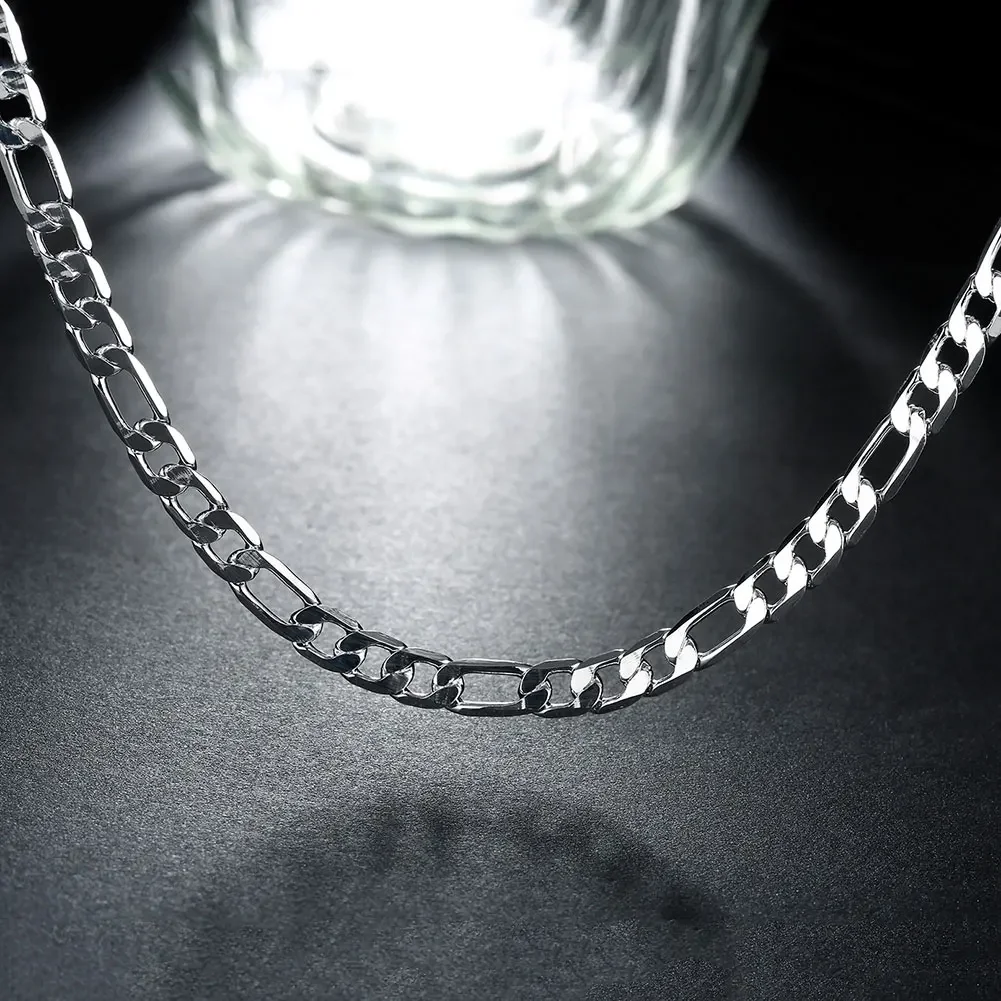 Ожерелье из стерлингового сере – обзор и цена 925 Sterling Silver Chain Necklace Men