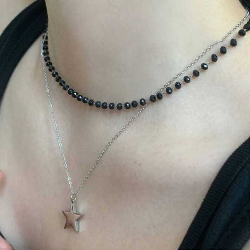Набор из 6 готических многосло – обзор и цена Layered Pendant Necklace Aesthetic