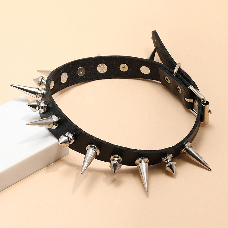 Чокер с длинными шипами в стил – обзор и цена Goth Punk Spike Choker