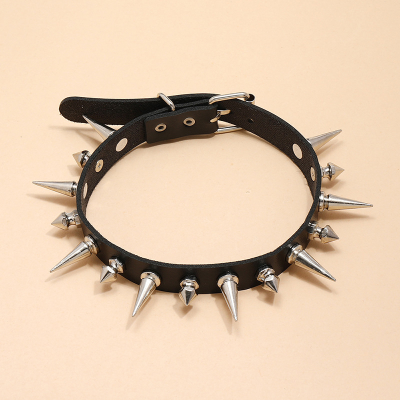 Чокер с длинными шипами в стил – обзор и цена Goth Punk Spike Choker
